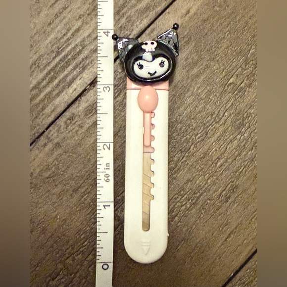 NEW Sanrio Hello Kitty Kuromi Mini Retractable Box Cutter Kawaii Knife (1) - Picture 7 of 10